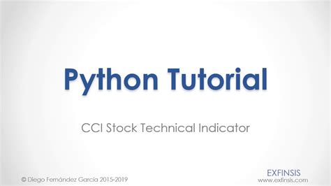 commodity channel index python